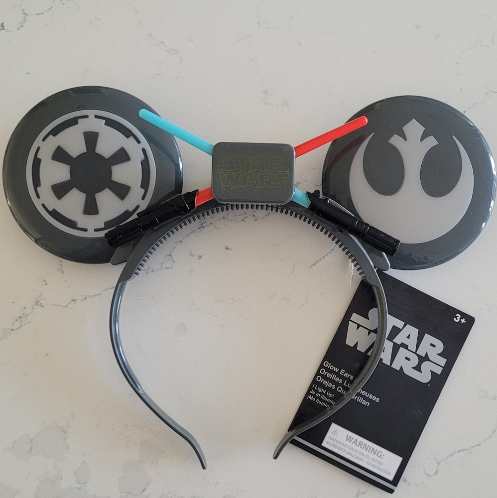 Star Wars Gray and Black Light-Up Headband